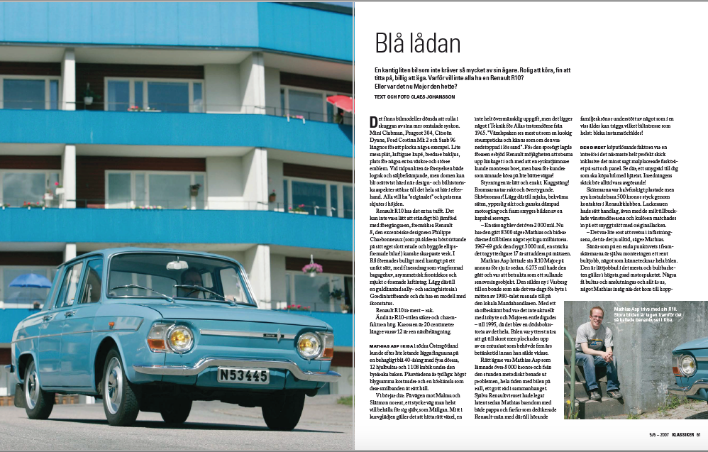 Digital läsning: Renault Klassiker - 3