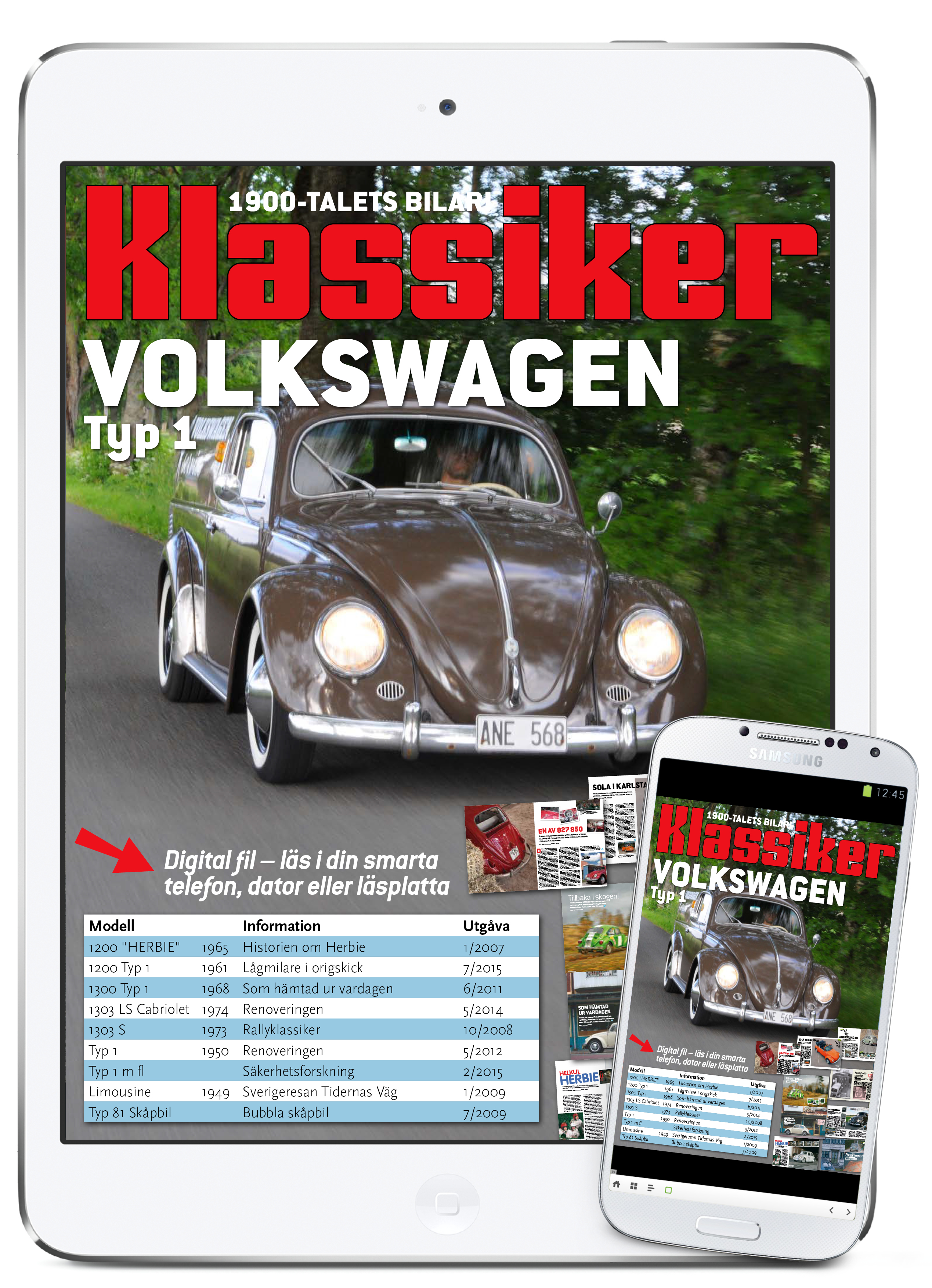 Digital läsning: Volkswagen Typ 1 Klassiker