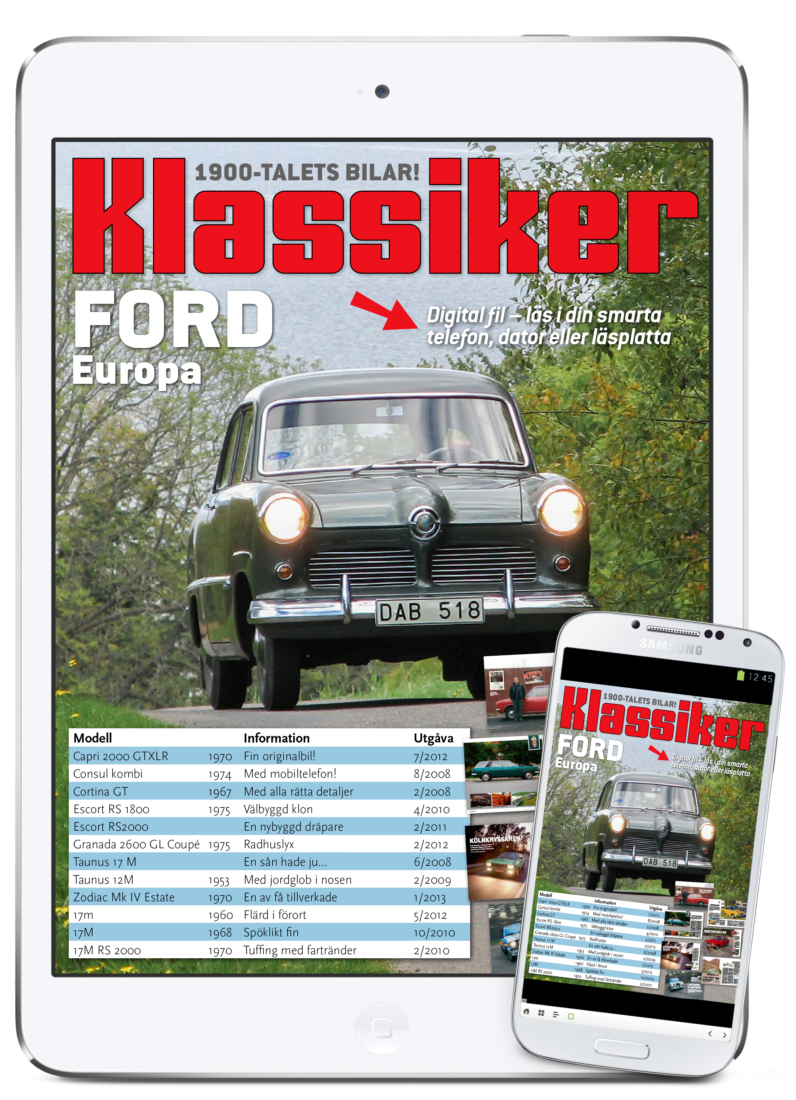 Digital läsning: Ford Europa Klassiker