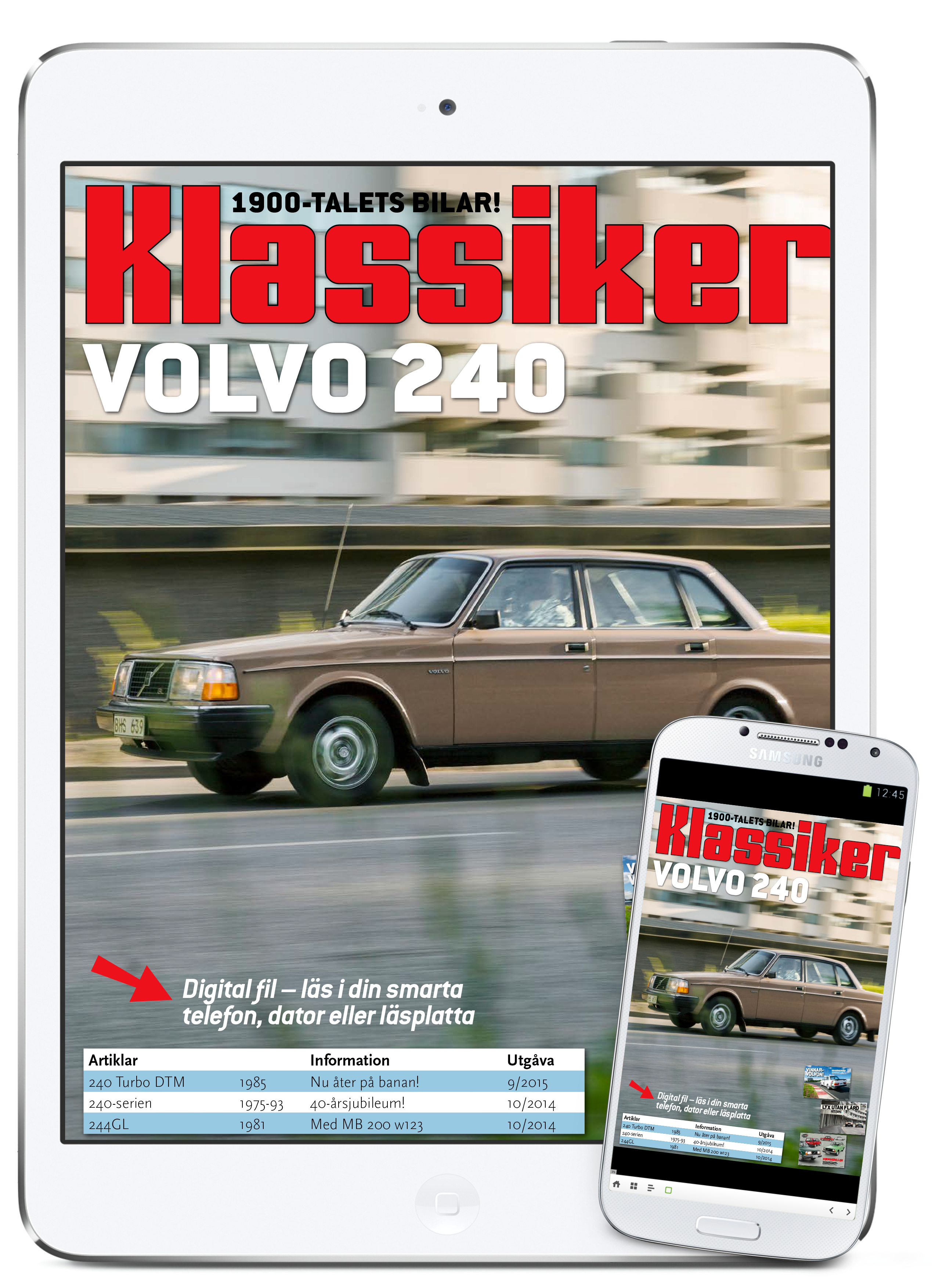 Digital läsning: Klassiker Volvo 240