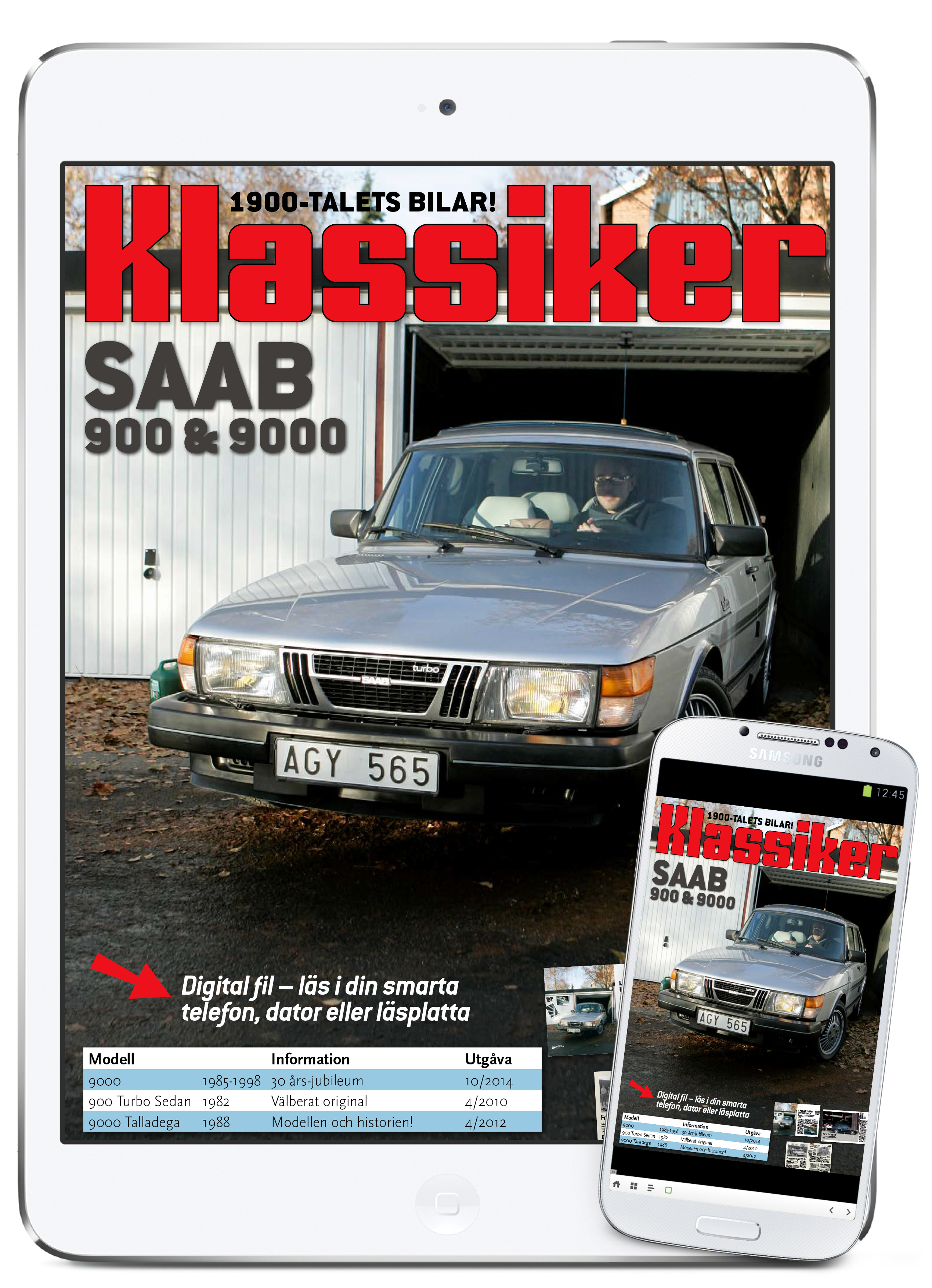 Digital läsning: Saab 900-9000 Klassiker