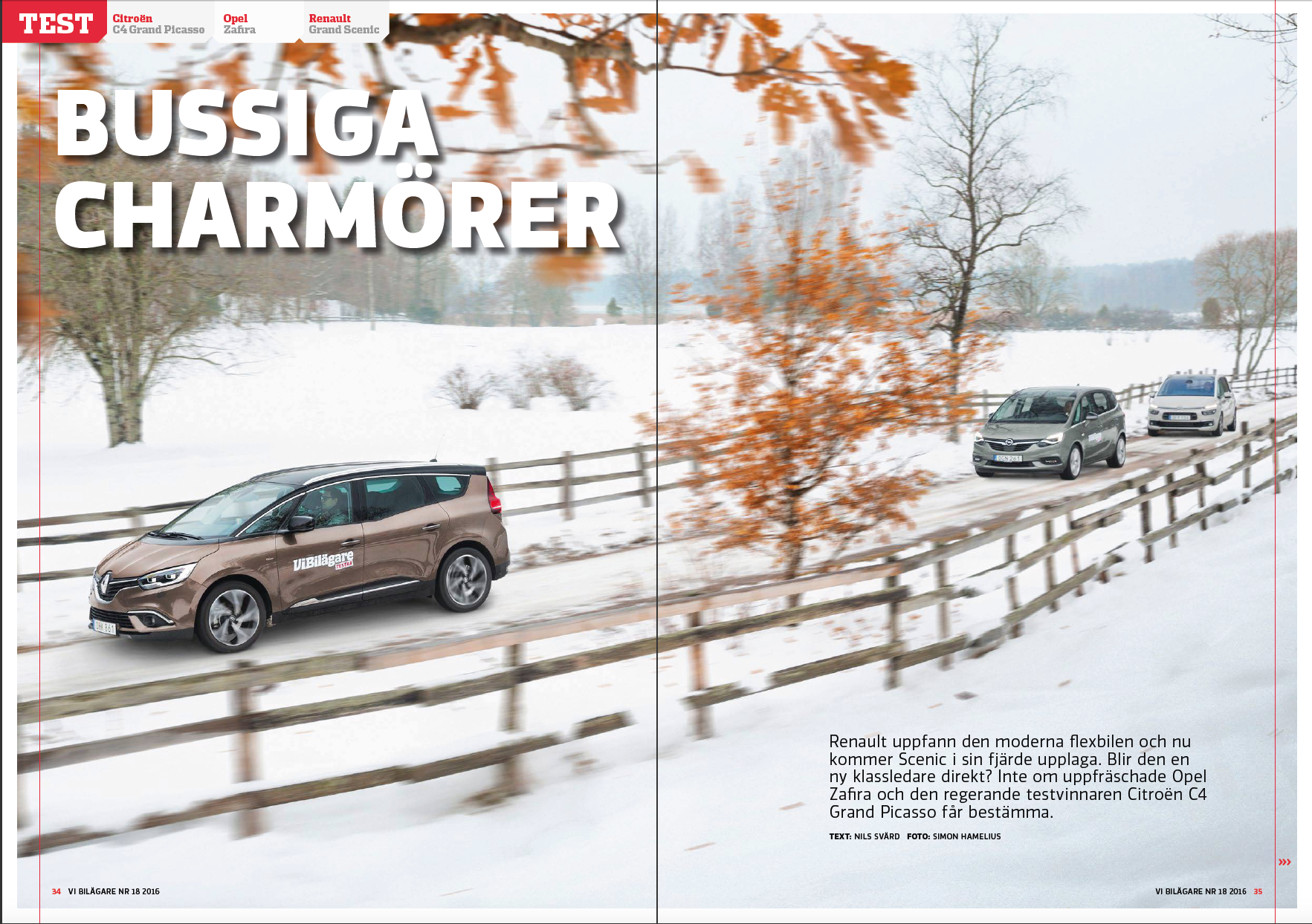 Vi Bilägare 2016/18 Biltest: Citroën C4 Grand Picasso, Opel Zafira, Renault Grand Scenic