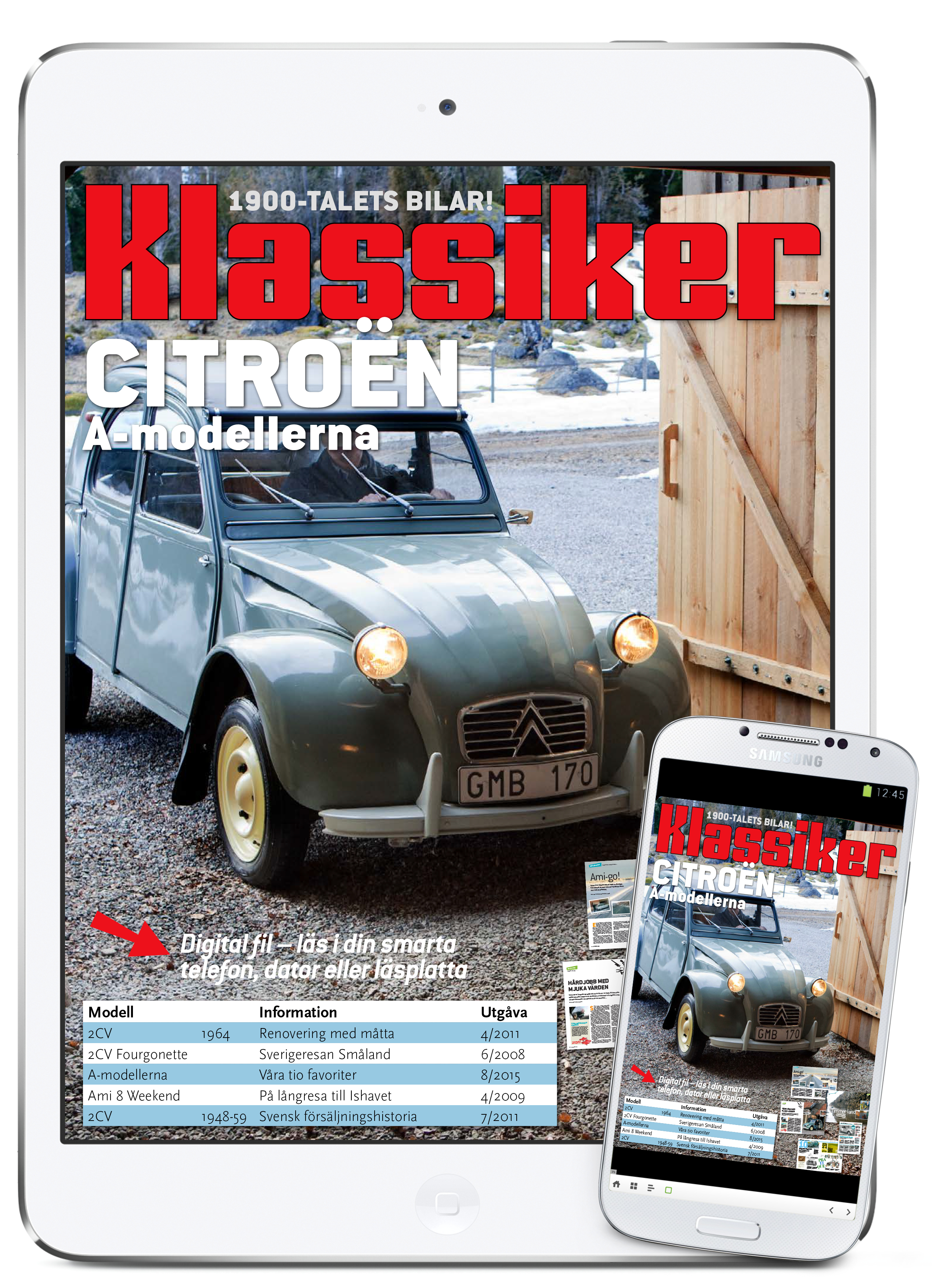 Digital läsning: Citroen 2CV Klassiker