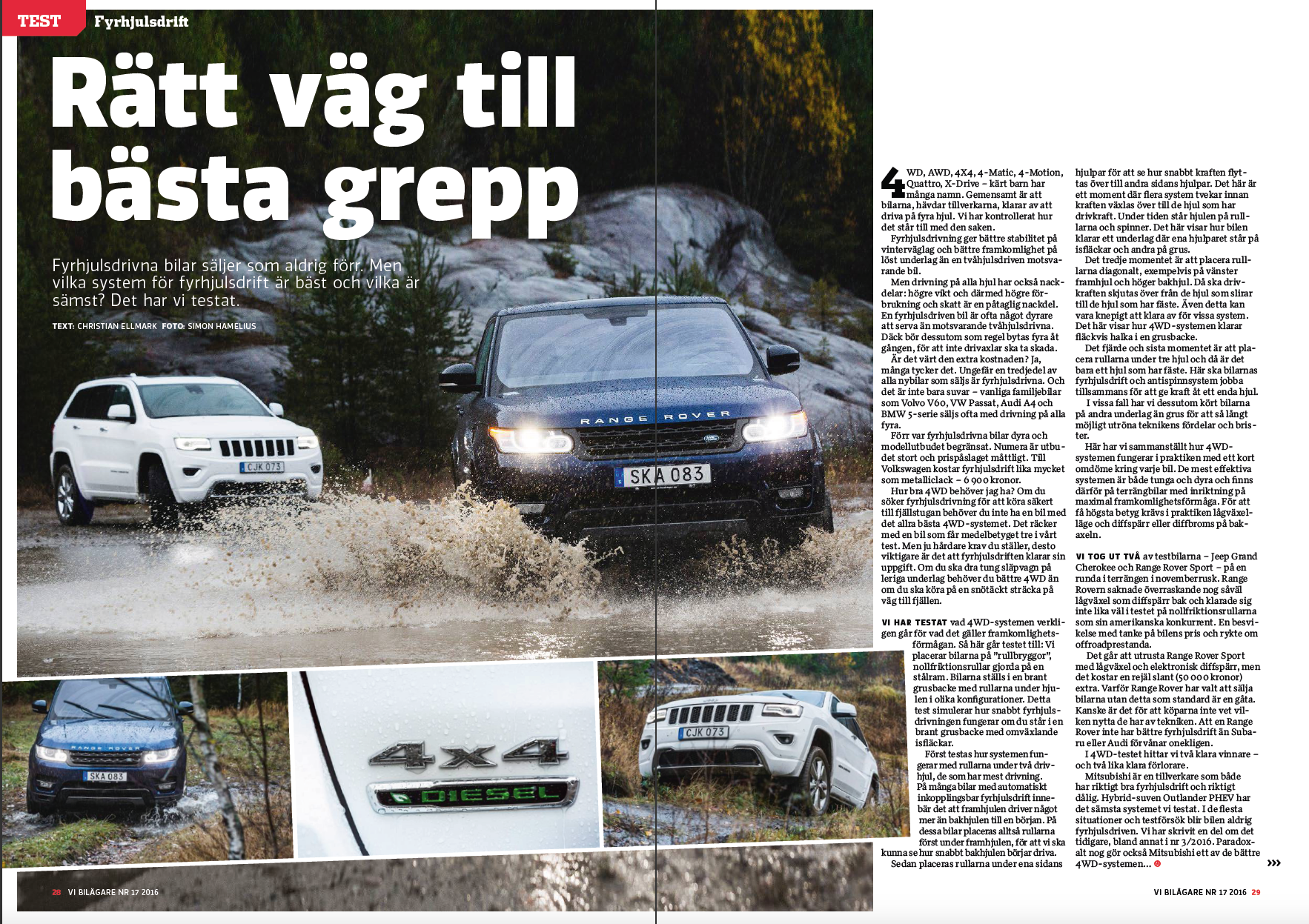 Vi Bilägare 2016/17 Test: 4-hjulsdrift