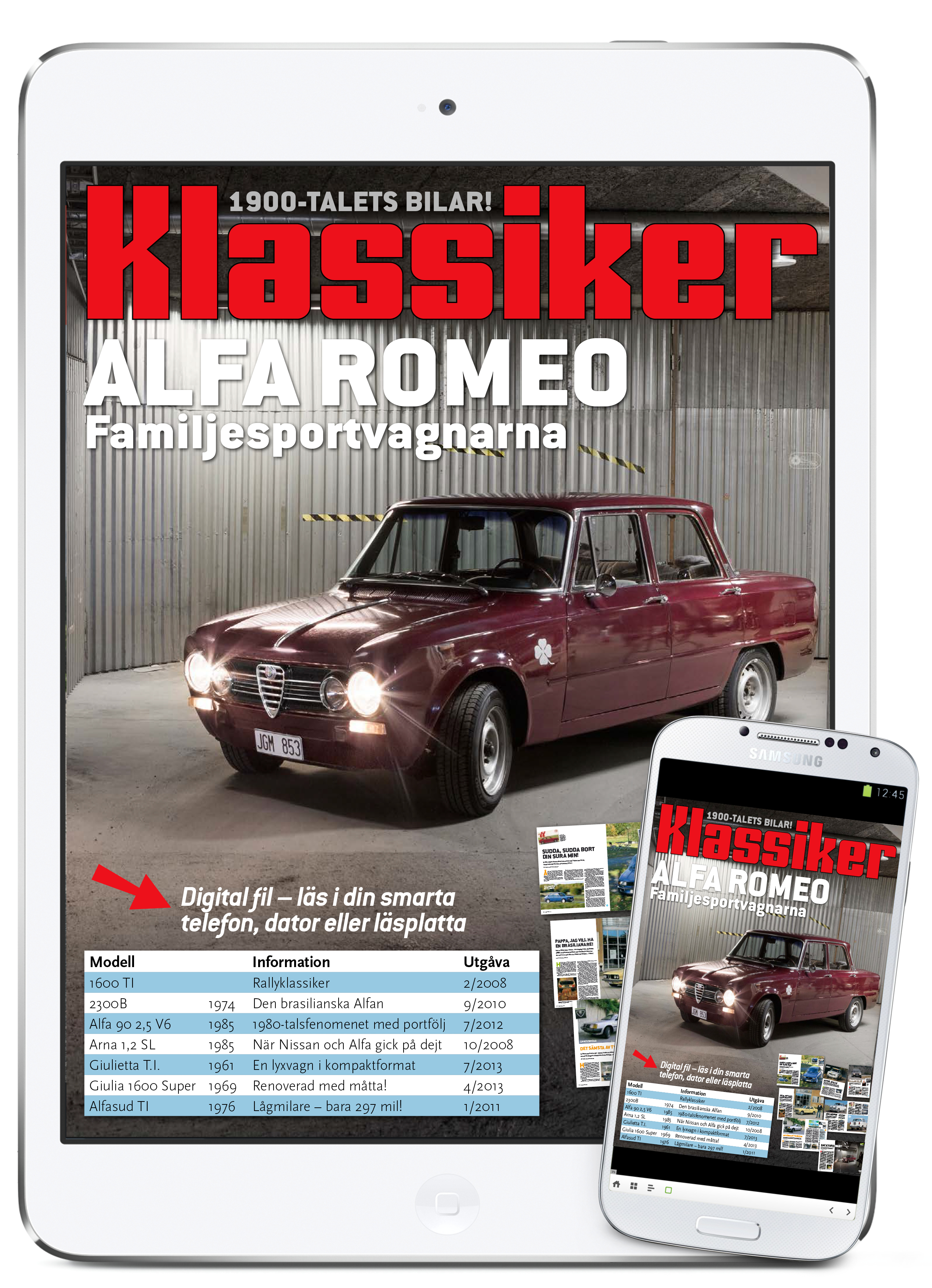 Digital läsning: Alfa Romeo Familj