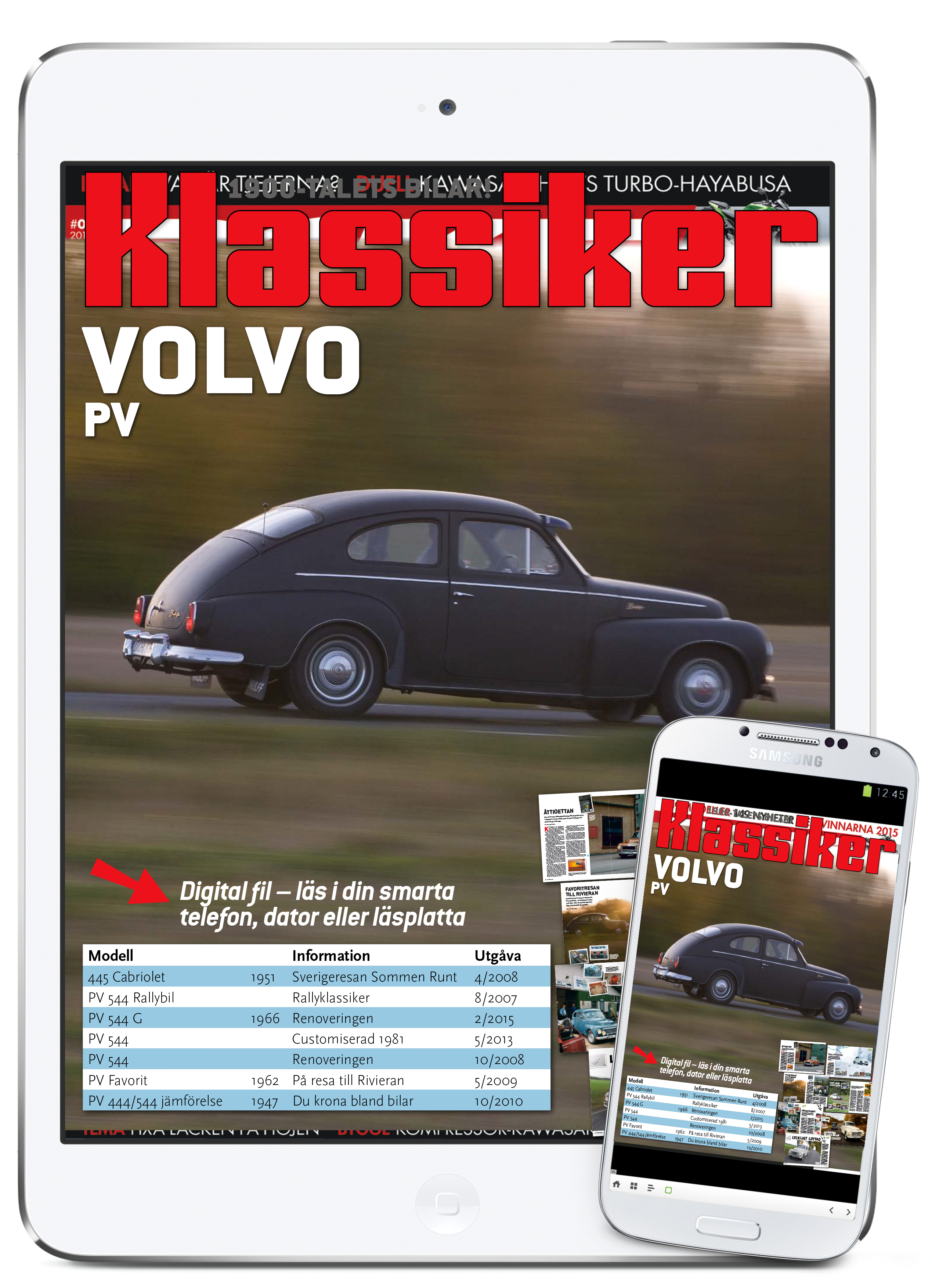 Digital läsning: Volvo PV Klassiker