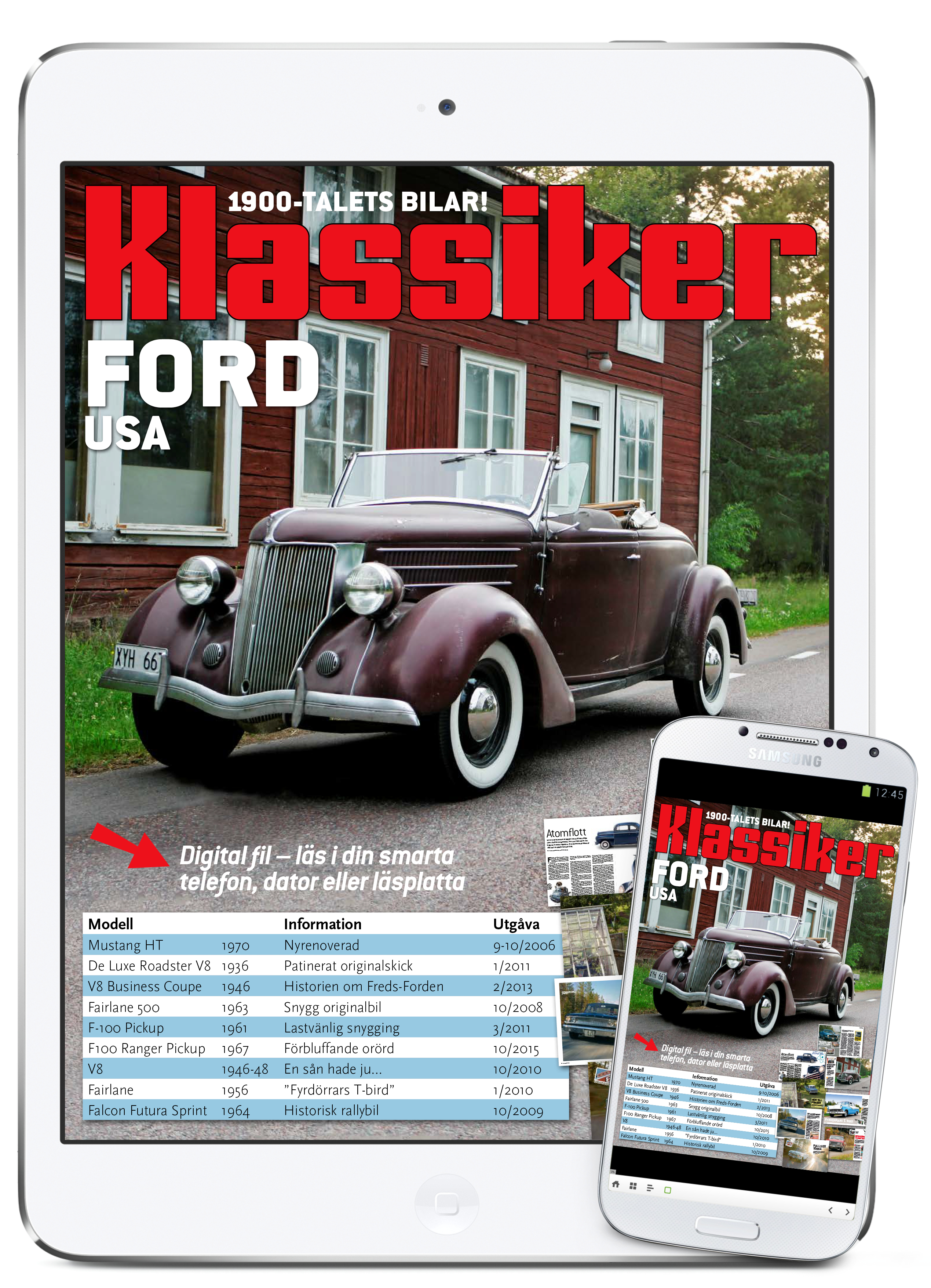 Digital läsning: Ford USA Klassiker
