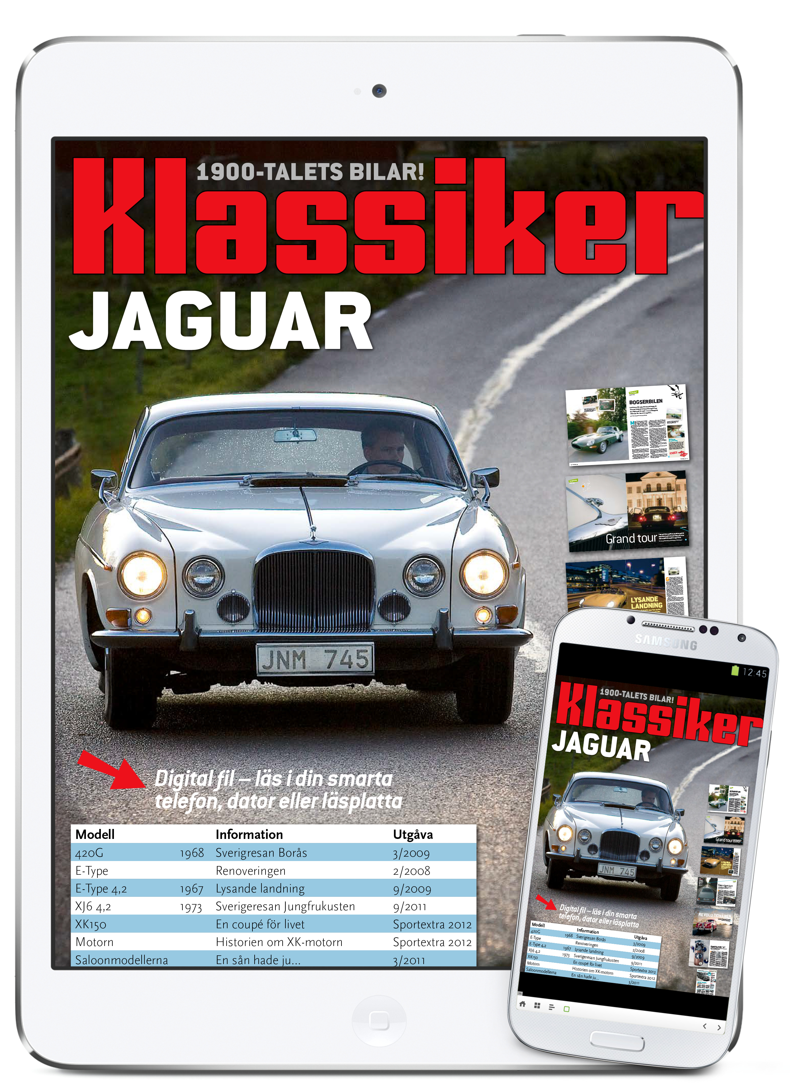 Digital läsning: Jaguar  Klassiker