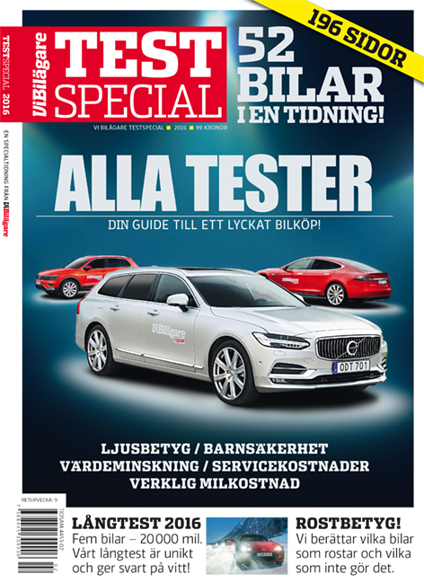 Vi Bilägare Testspecial 2016