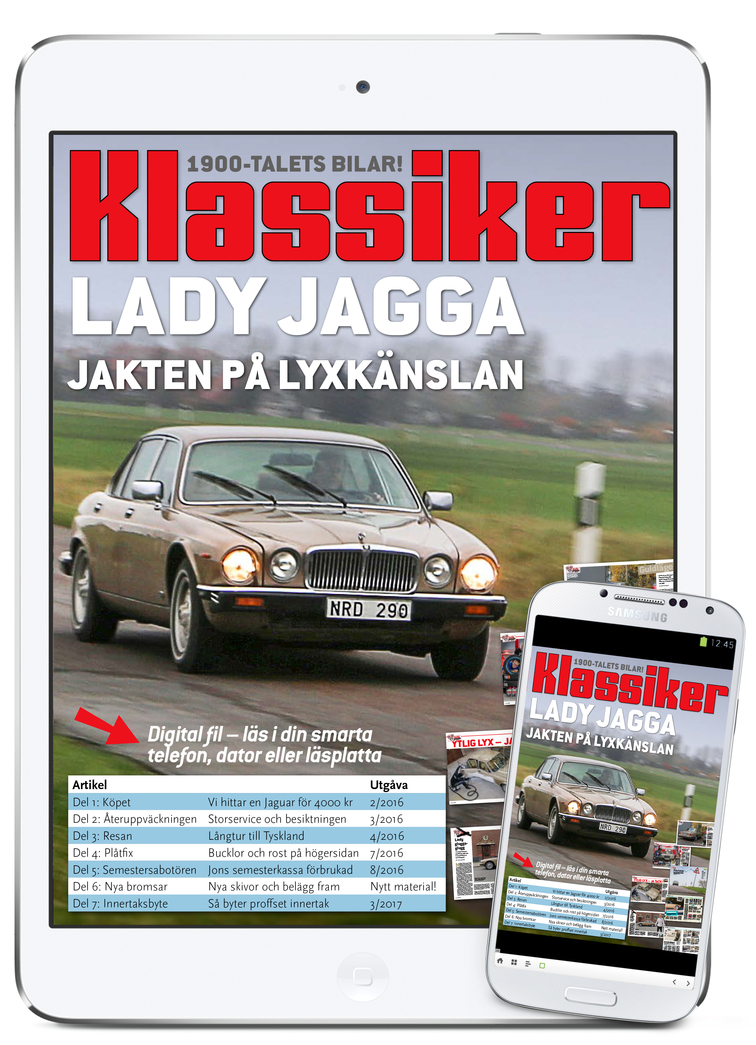 Digital läsning: Lady Jagga Klassiker