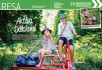 Resa: Dalsland, Dorotea, Eskilstuna, Brahehus, Alhambra, Fyn