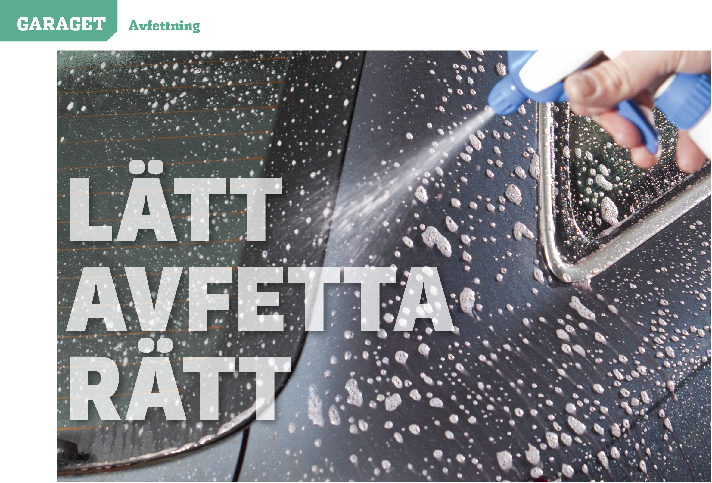 Garaget: Avfettningsmedel Vi Bilägare