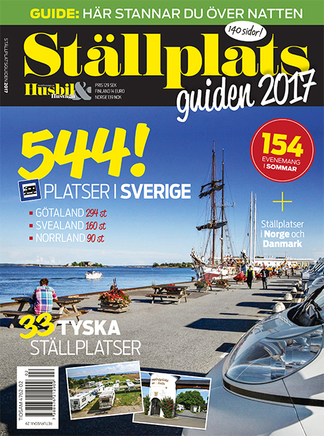 Ställplatsguiden 2017, Husbil & Husvagn nr 6/2017