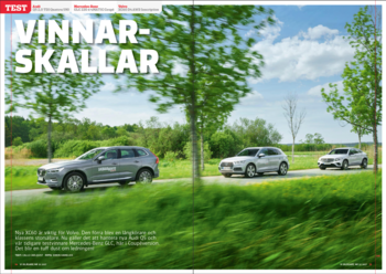 Vi Bilägare 2017/10 Biltest: Audi Q5 / Mercedes-Benz GLC 220 / Volvo XC60