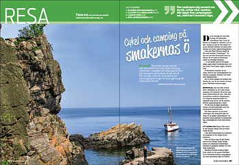 Resa: Danmark: Bornholm, Schweiz: Meiringen, Mot Medelhavet,