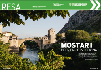 Resa: Bosnien-Herzegovina - Mostar, Sverige - Dalarna och Tännforsen