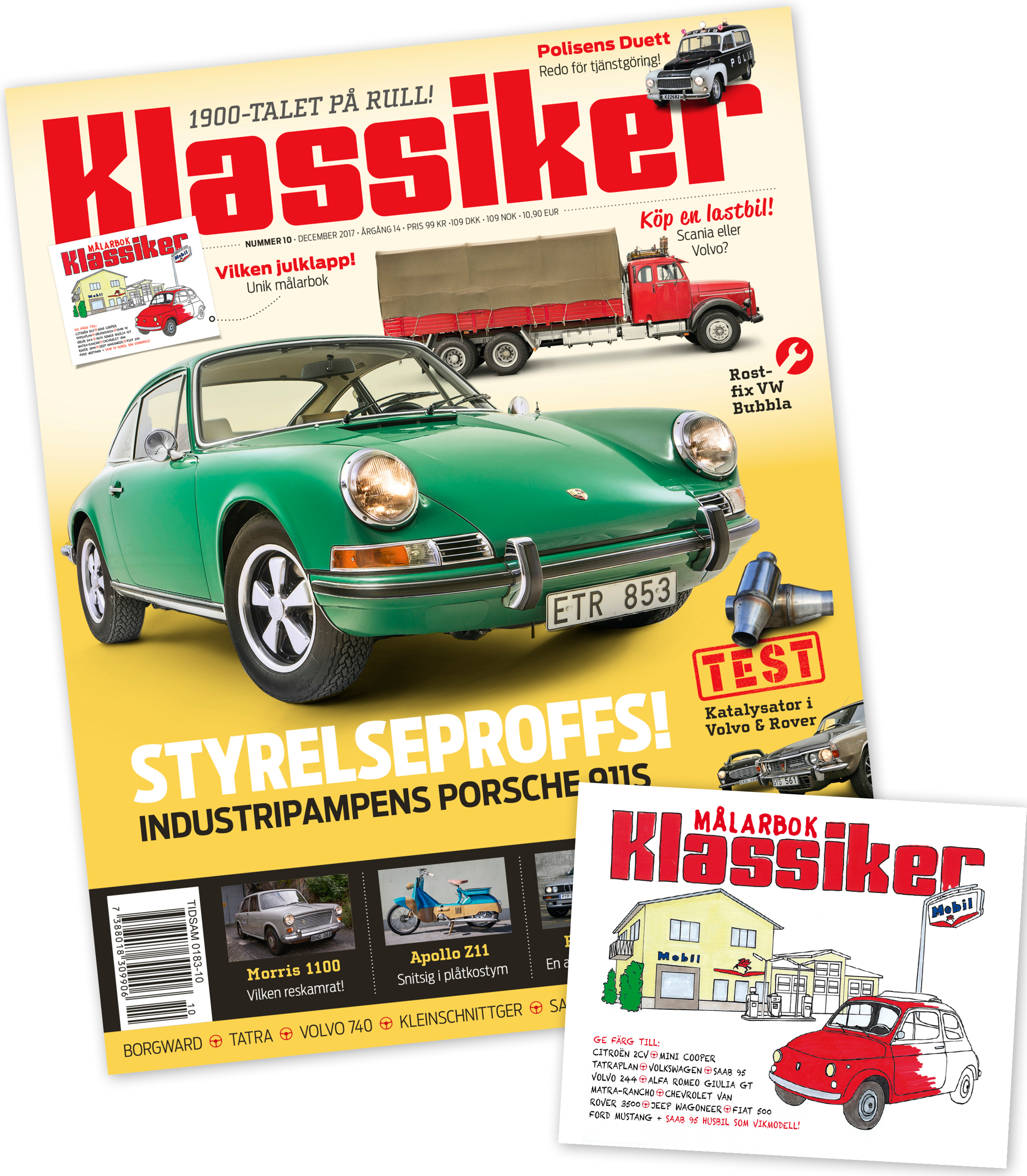 Klassiker 10/2017 med målarbok på köpet