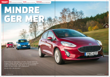 Vi Bilägare 2017/16 Biltest:  Ford Fiesta, Suzuki Swift, Volkswagen Polo