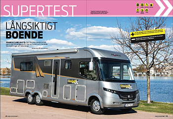 PROVKÖRT: FRANKIA F-LINE I 840 TD - Husbil & Husvagn 07/2017