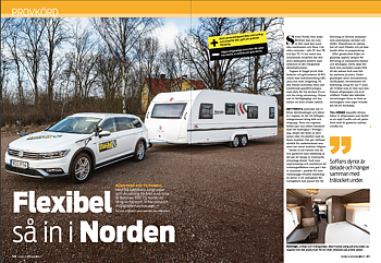 PROVKÖRT: BÜRSTNER 650 TS NORDIC - Husbil & Husvagn 10/2017