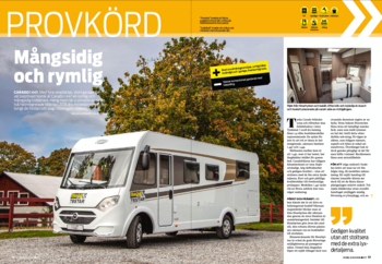 PROVKÖRT: CARADO I 447 - Husbil & Husvagn 11/2017