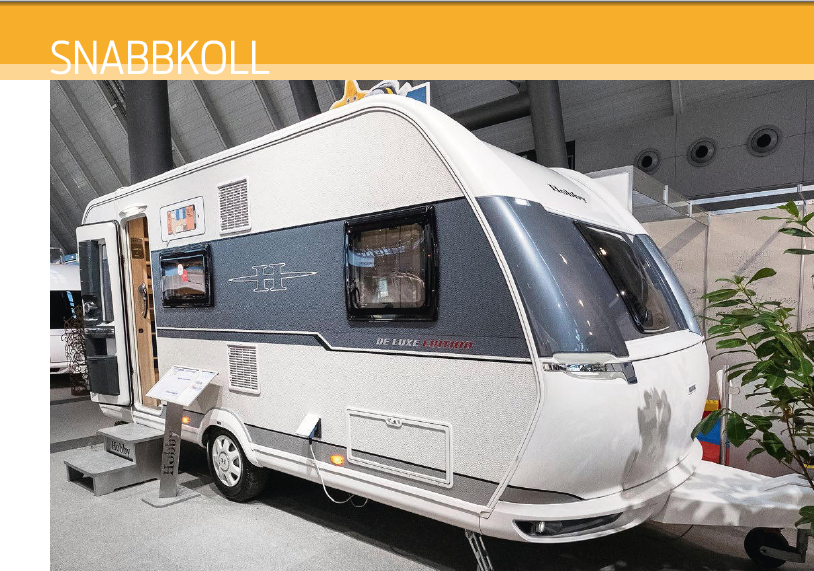 PROVKÖRT: Snabbkoll - HOBBY DE LUXE EDITION 490 KMF - Husbil & Husvagn 04/2018
