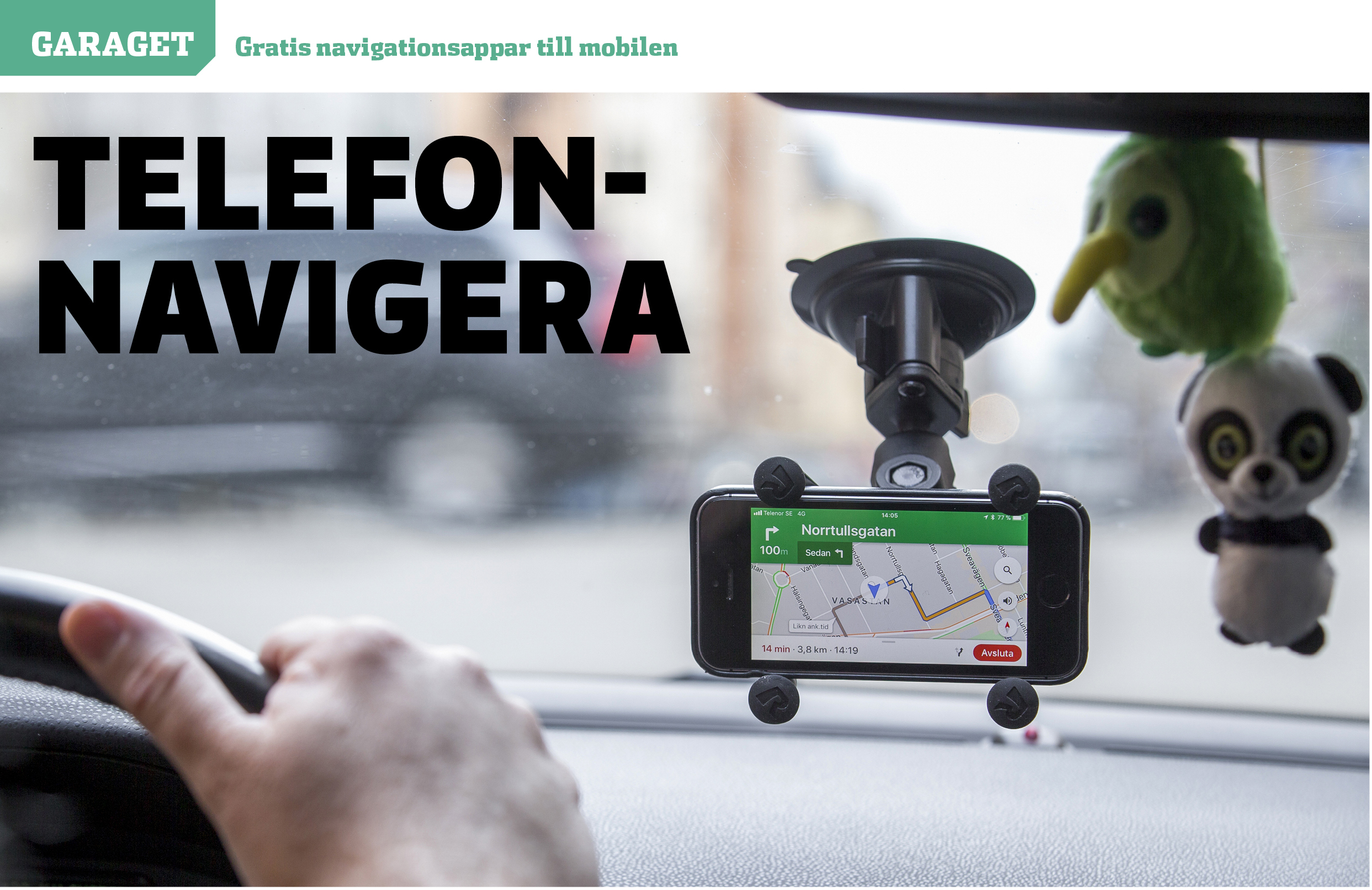 Vi Bilägare 2018/06 Garaget: Navigationsappar till mobilen