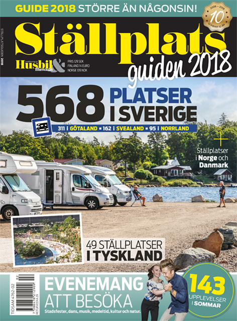 Ställplatsguiden 2018, Husbil & Husvagn nr 6/2018