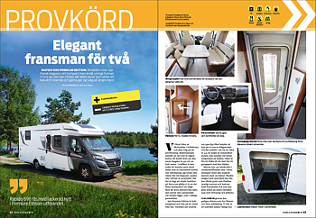 PROVKÖRT: RAPIDO 696 PREMIUM EDITION - Husbil & Husvagn 07/2018