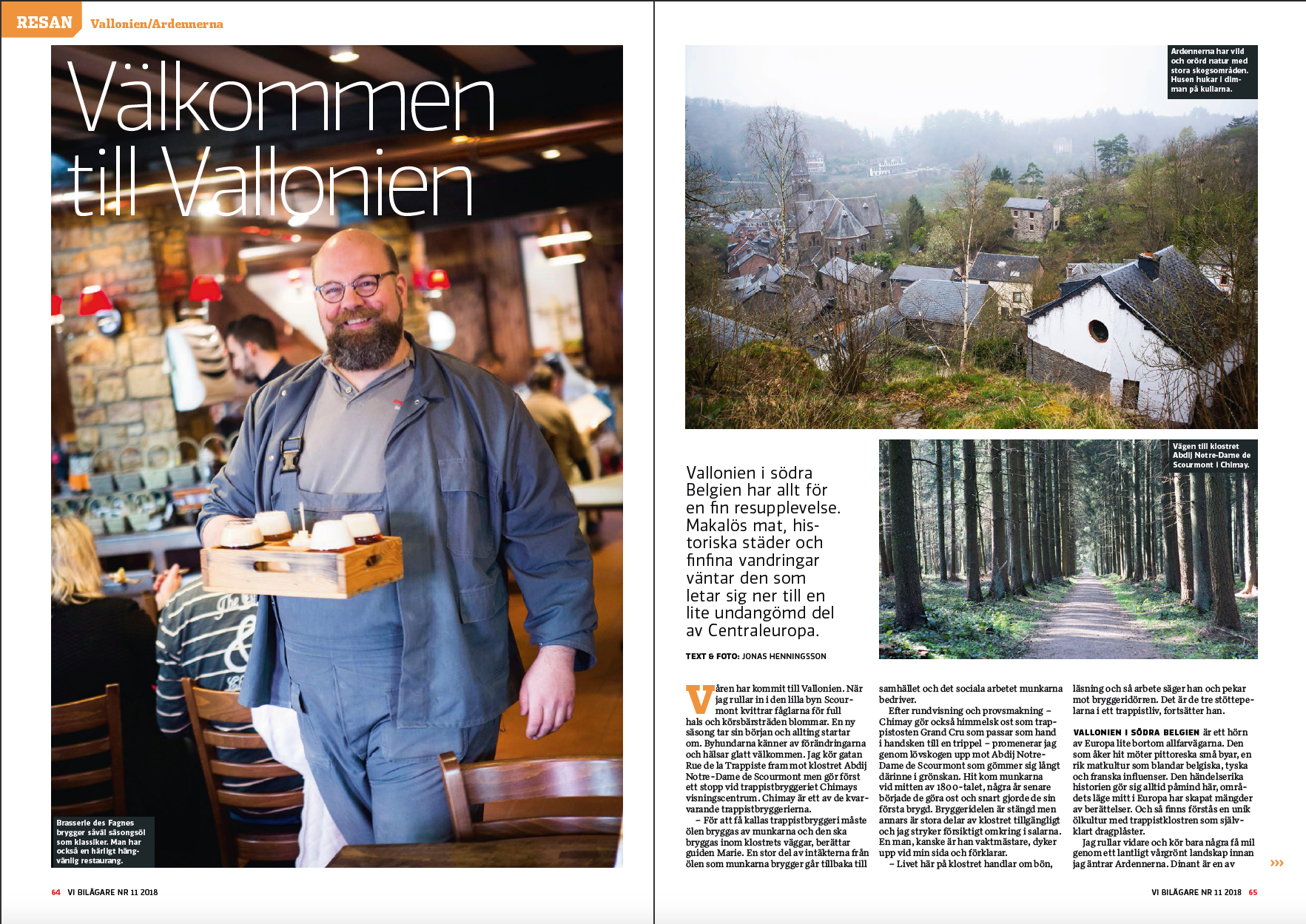 Vi Bilägare 2018/11 Resan: Vallonien/Ardennerna