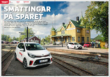 Vi Bilägare 2018/14 Biltest: Kia Picanto, Toyota Aygo,  Volkswagen Up