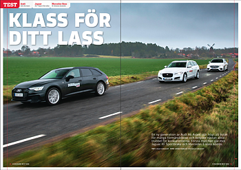 Vi Bilägare 2018/15 Biltest: Audi A6 Avant / Jaguar XF Sportbrake / Mercedes-Benz E-klass kombi