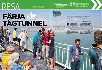 RESA 1/2019:  Färja till England, Camping England, Rehn Tyskland, 7 författarhem Sverige, Vägmat Sverige