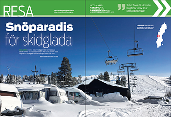 RESA 2/2019: Idre fjäll, Teknikland Östersund, Herefords ställplats, Zugspitze camping