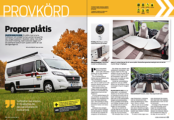 PROVKÖRT: PILOTE V630 FX - Husbil & Husvagn 3/2019