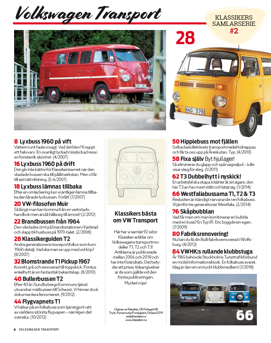Volkswagen Transport - Klassikers samlarserie #2 - 2