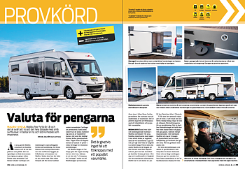 PROVKÖRT: MALIBU I 490 LE.  Husbil & Husvagn 4/2019