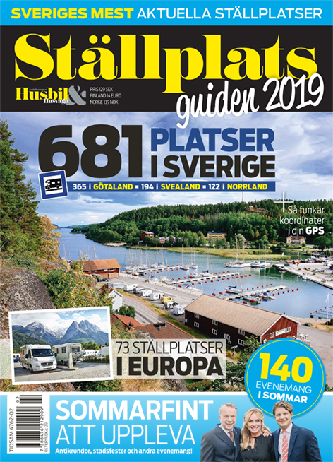 Ställplatsguiden 2019, Husbil & Husvagn nr 6/2019