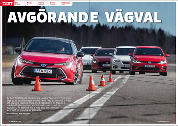 Vi Bilägare 2019/08 Biltest: KIA E-NIRO / MAZDA 3 / SUBARU IMPREZA / TOYOTA COROLLA / VOLKSWAGEN GOLF