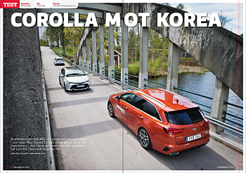 Vi Bilägare 2019/09 Biltest: Hyundai i30 Kombi / Kia Ceed SW  /Toyota Corolla Touring Sports