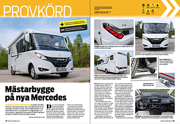 PROVKÖRT: HYMER B-KLASS MASTERLINE. Husbil & Husvagn 8/2019