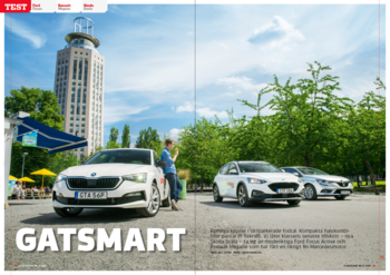 Vi Bilägare 2019/11 Biltest: Ford Focus, Renault Megane, Skoda Scala
