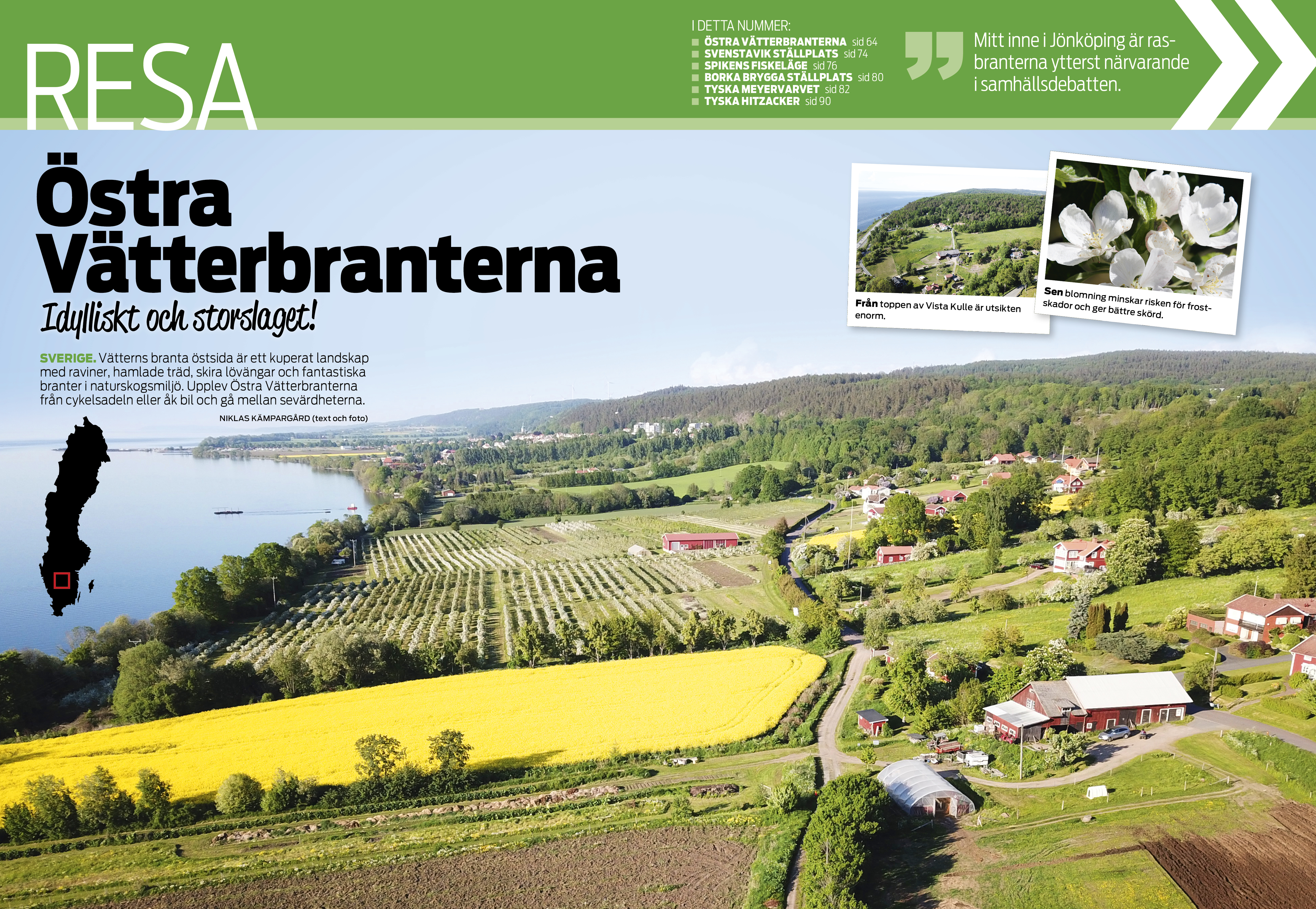 RESA 9/2019 - ÖSTRA VÄTTERBRANTERNA, SVENSTAVIK STÄLLPLATS, SPIKENS FISKELÄGE, BORKA BRYGGA STÄLLPLATS, TYSKA MEYERVARVET, TYSKA HITZACKER