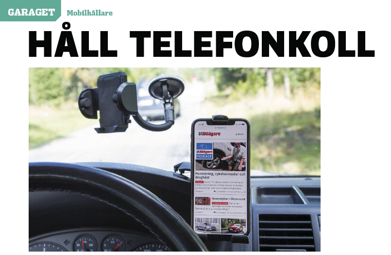 Vi Bilägare 2019/12 Garaget: Mobilhållare