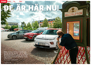 Vi Bilägare 2019/12 Biltest: Hyundai Kona Electric, Kia e-Soul, Nissan Leaf e+