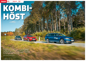 Vi Bilägare 2019/14 Biltest: BMW3-serie, Volkswagen Passat, Volvo V60