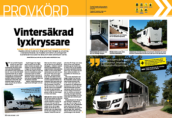 PROVKÖRT: RAPIDO i 1066 ALDE Scandinavian Exclusive Premium Edition. Husbil & Husvagn 10/2019