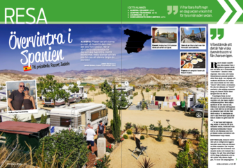 RESA 10/2019 - Almeria Spanien, Camping Österrike, Luxemburg, Skärgårdsbyn Mon Camping
