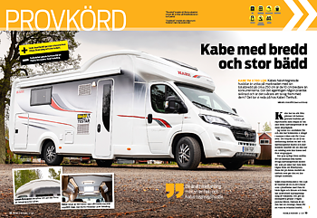 PROVKÖRT: KABE TM X 780 LQB Husbil & Husvagn 1/2020