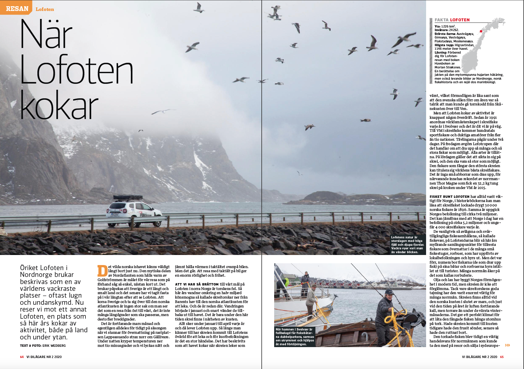 Vi Bilägare 2020/02 Resan: Lofoten